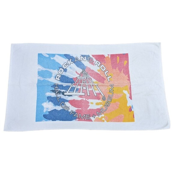 Vintage Rock and Roll Hall of Fame + Museum BEACH TOWEL‎ RARE - Picture 1 of 7